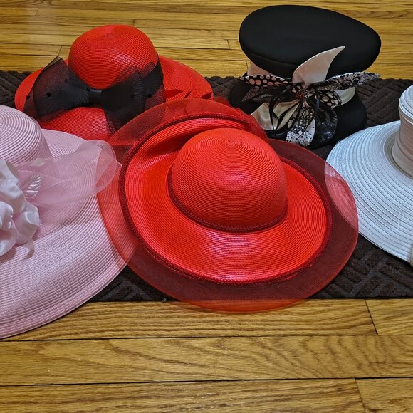 🎩 5 WOMEN’S DRESS HATS BUNDLE — ONE SMART BUY - Picture 14 of 14